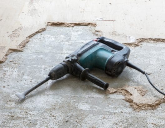 dust free tile removal